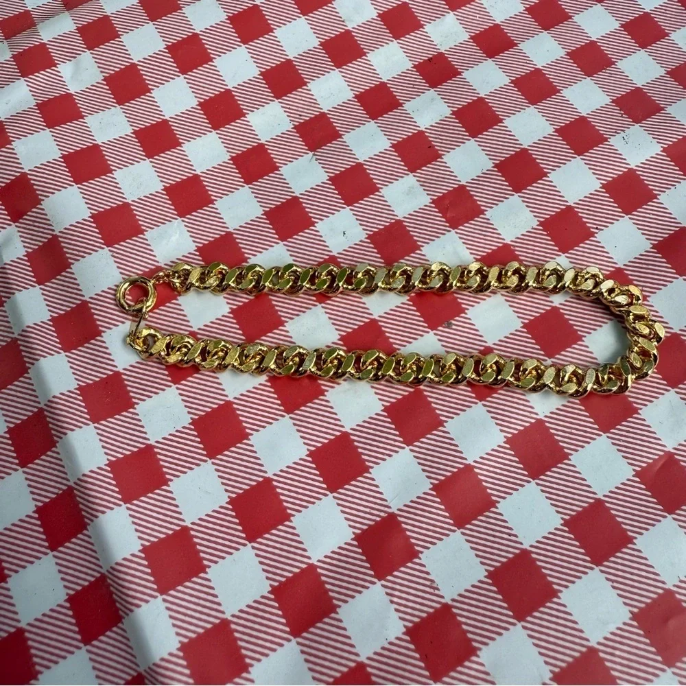 Avon Herringbone Chain Bracelet size large NIB 1991 vintage